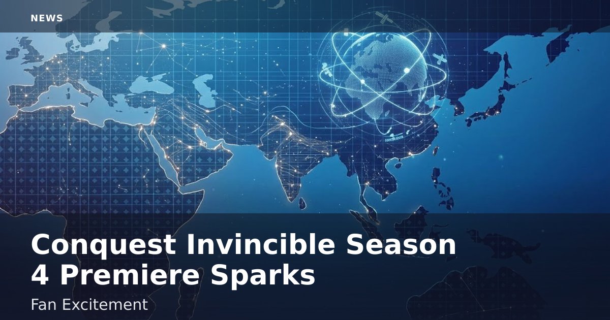 "Conquest Invincible" Season 4 Premiere Sparks Fan Excitement
