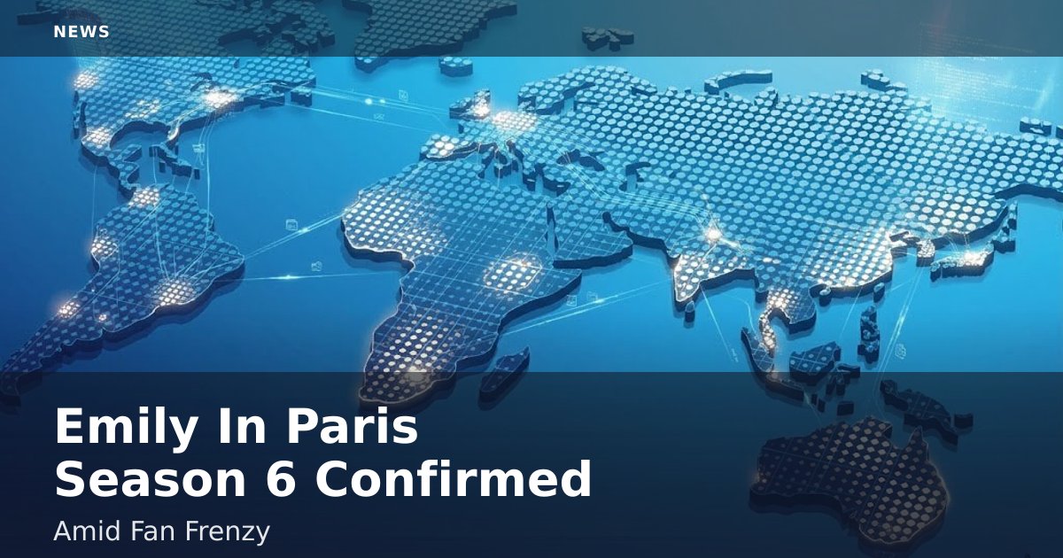 "Emily In Paris" Season 6 Confirmed Amid Fan Frenzy
