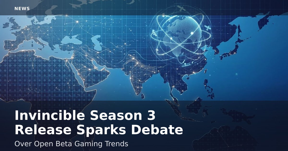 "Invincible" Season 3 Release Sparks Debate Over Open Beta Gaming Trends