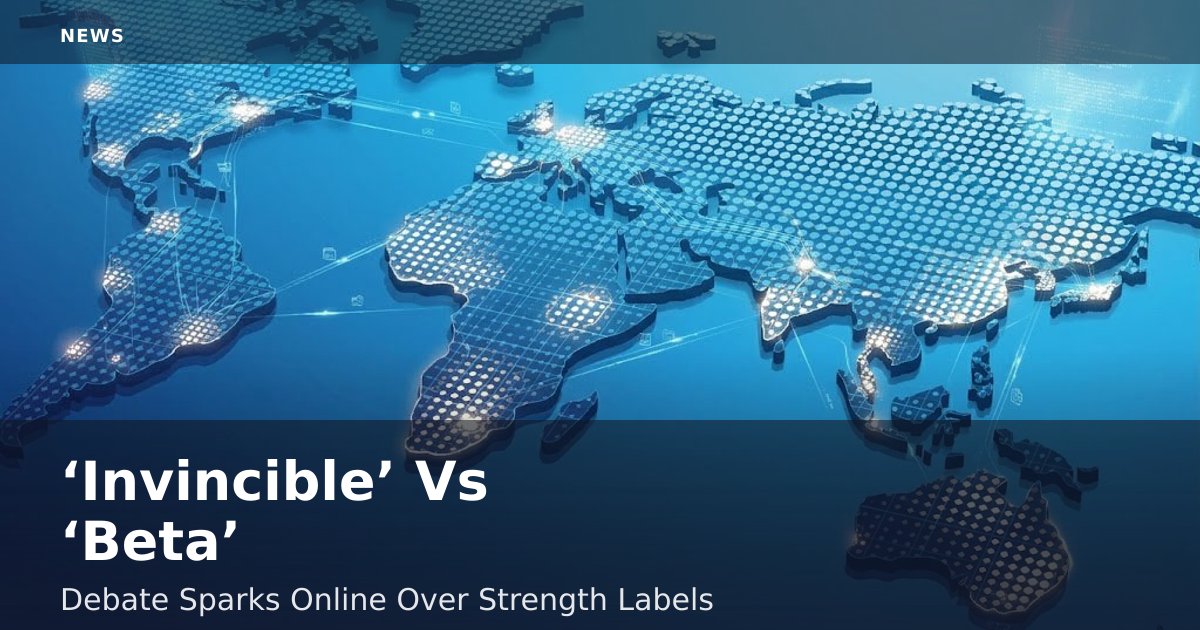 ‘Invincible’ Vs ‘Beta’: Debate Sparks Online Over Strength Labels