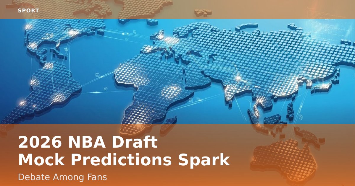 2026 NBA Draft Mock Predictions Spark Debate Among Fans