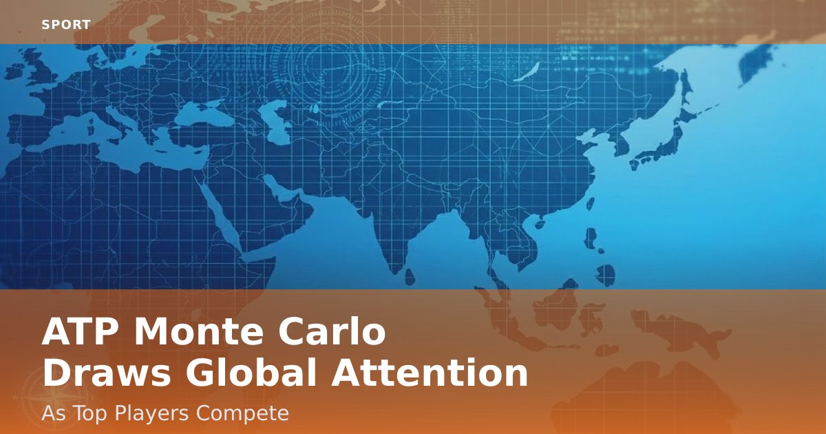 ATP Monte Carlo Draws Global Attention As Top Players Compete