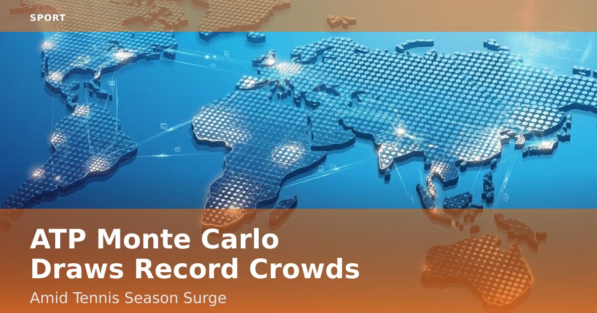 ATP Monte Carlo Draws Record Crowds Amid Tennis Season Surge