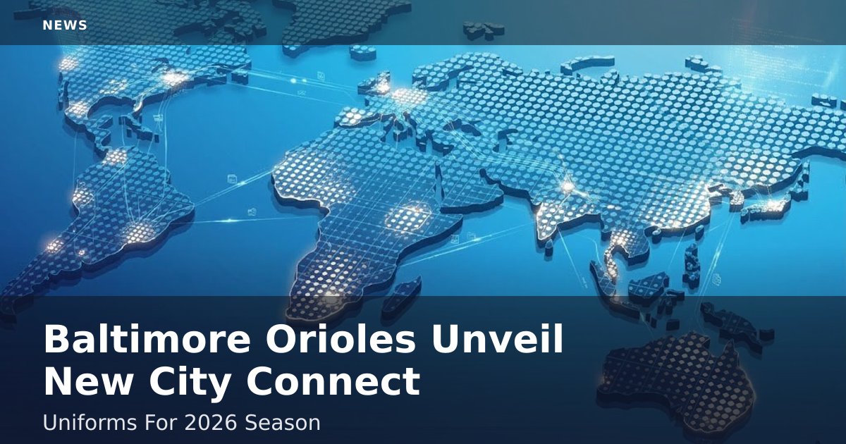 Baltimore Orioles Unveil New City Connect Uniforms For 2026 Season