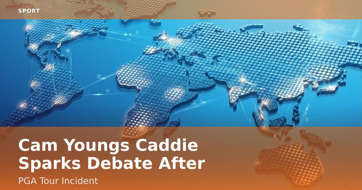 Cam Young's Caddie Sparks Debate After PGA Tour Incident