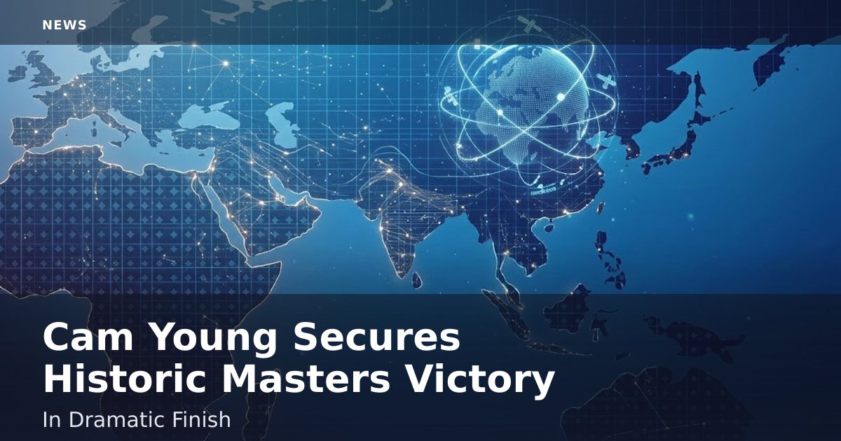 Cam Young Secures Historic Masters Victory In Dramatic Finish