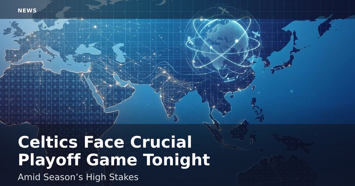 Celtics Face Crucial Playoff Game Tonight Amid Season’s High Stakes