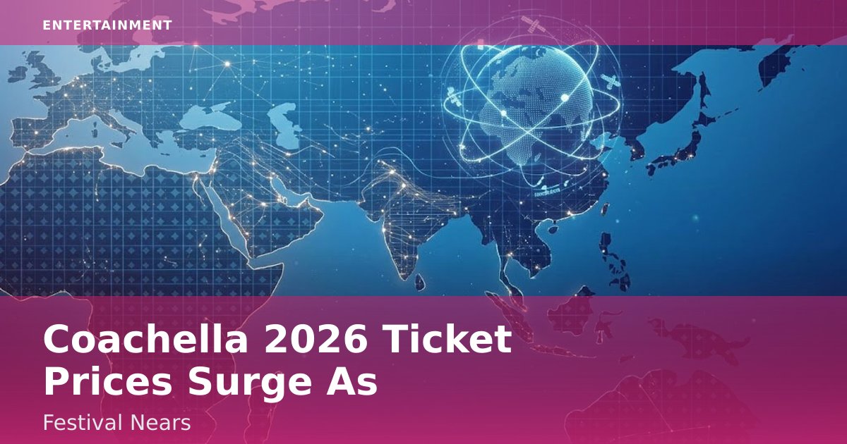 Coachella 2026 Ticket Prices Surge As Festival Nears