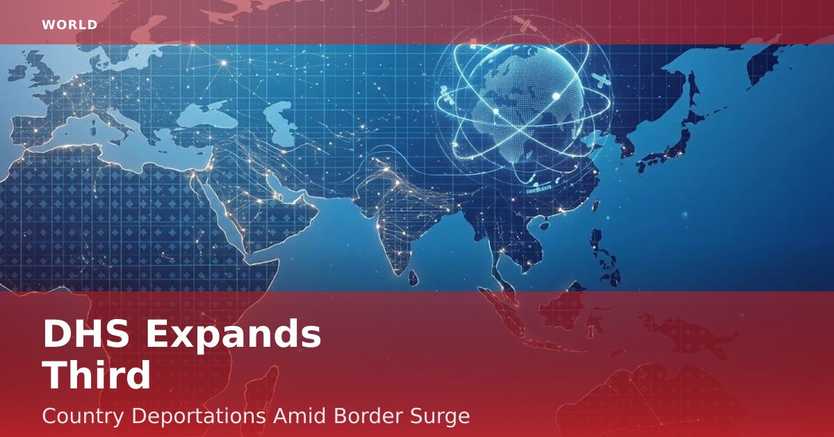 DHS Expands Third-Country Deportations Amid Border Surge