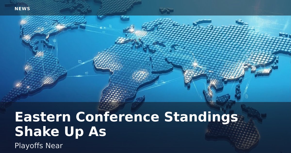 Eastern Conference Standings Shake Up As Playoffs Near