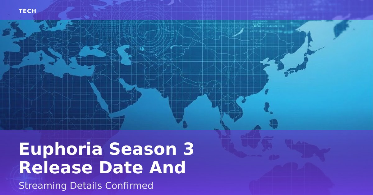 Euphoria Season 3 Release Date And Streaming Details Confirmed