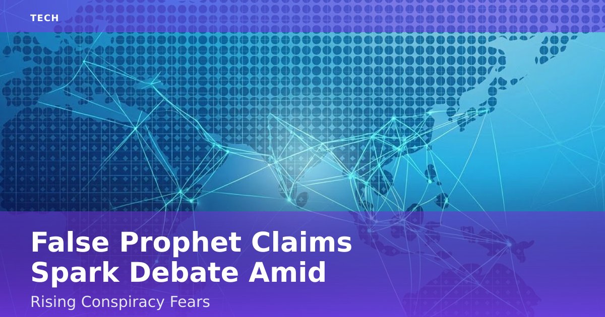 False Prophet Claims Spark Debate Amid Rising Conspiracy Fears
