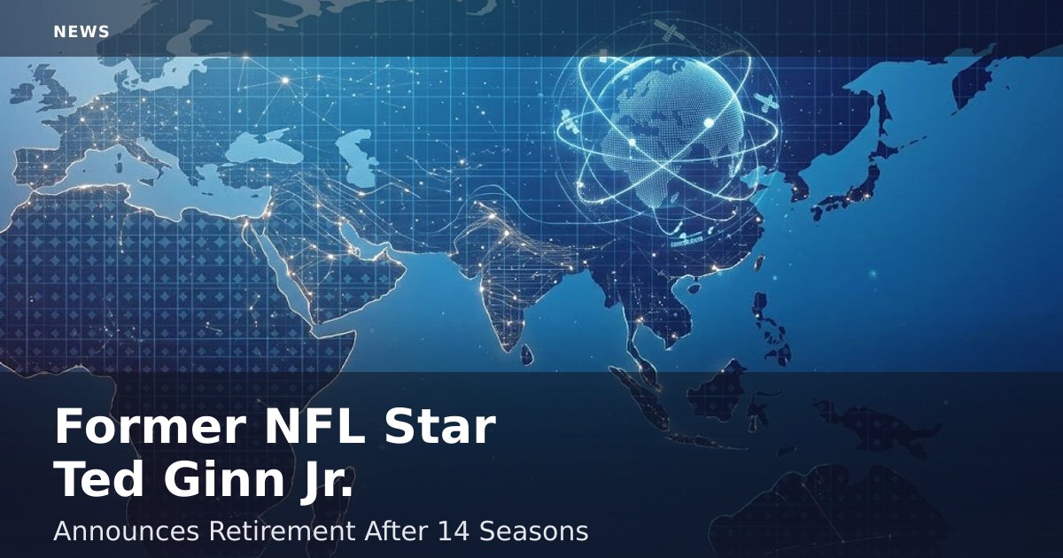 Former NFL Star Ted Ginn Jr. Announces Retirement After 14 Seasons