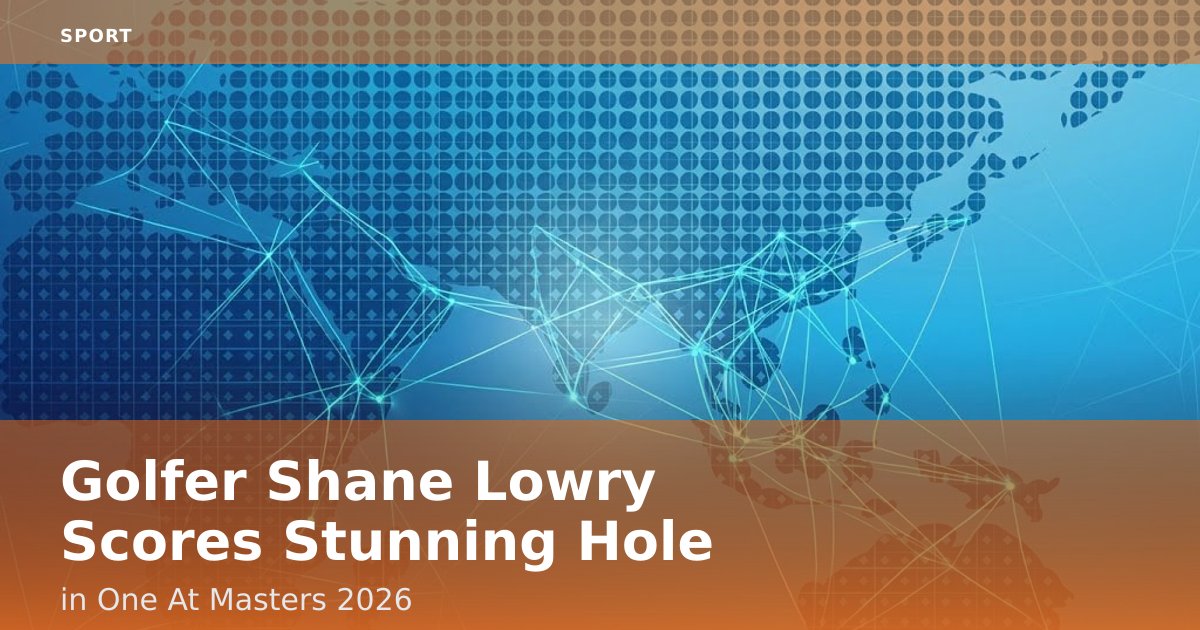 Golfer Shane Lowry Scores Stunning Hole-in-One At Masters 2026