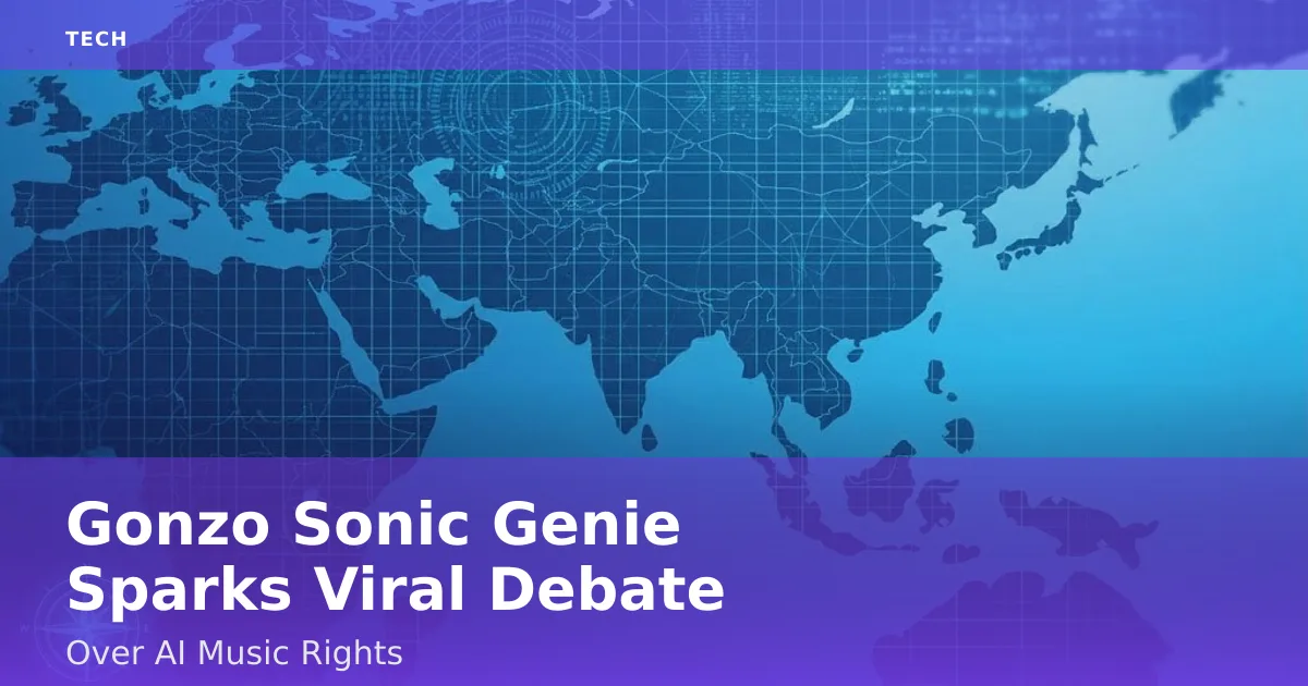 Gonzo Sonic Genie Sparks Viral Debate Over AI Music Rights