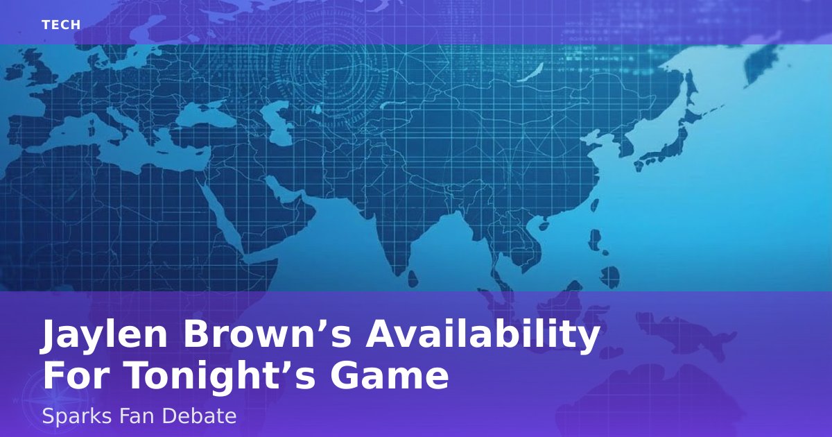 Jaylen Brown’s Availability For Tonight’s Game Sparks Fan Debate