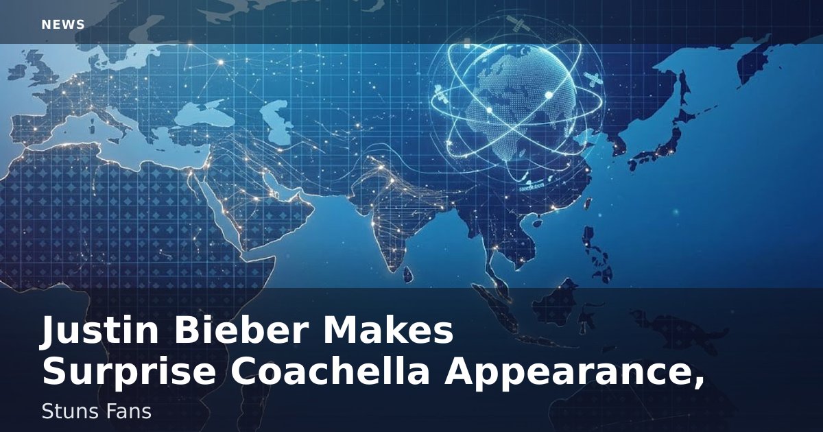 Justin Bieber Makes Surprise Coachella Appearance, Stuns Fans