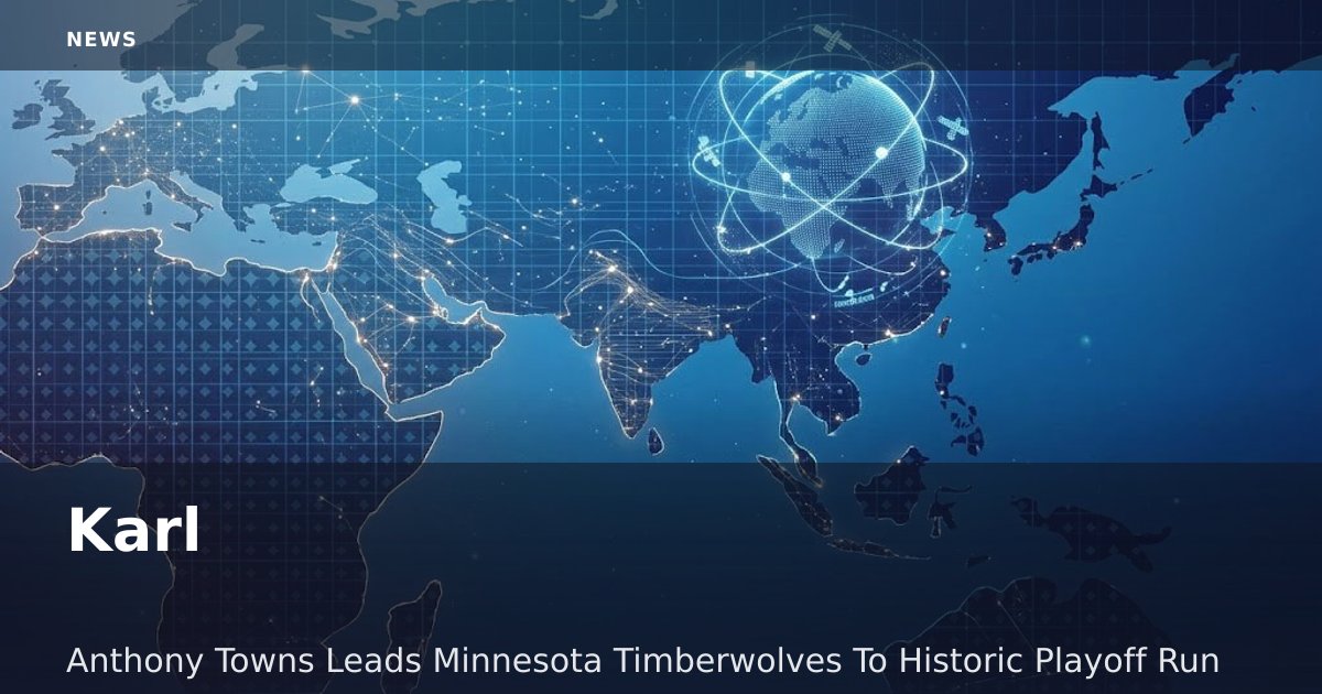 Karl-Anthony Towns Leads Minnesota Timberwolves To Historic Playoff Run