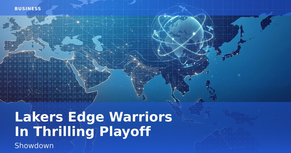 Lakers Edge Warriors In Thrilling Playoff Showdown