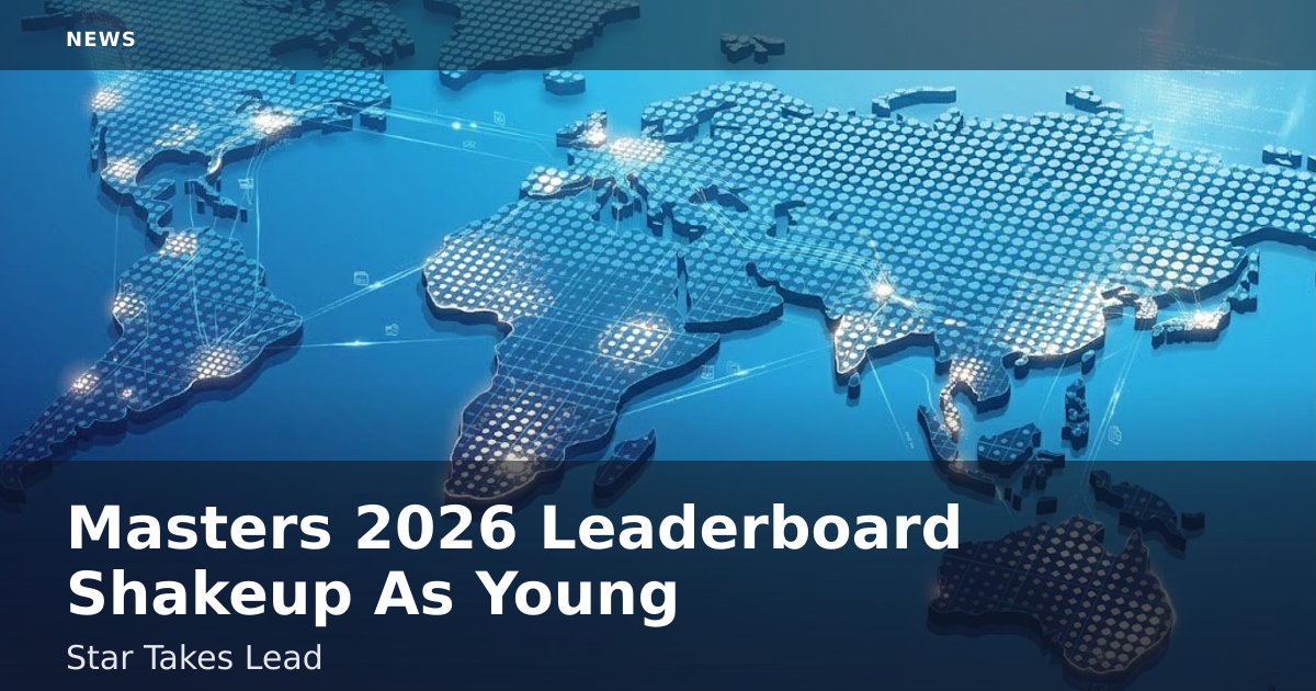 Masters 2026 Leaderboard Shakeup As Young Star Takes Lead