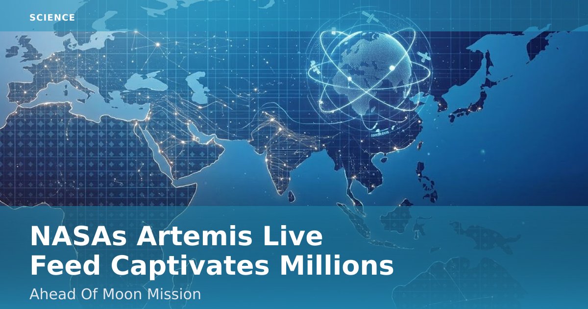 NASA's Artemis Live Feed Captivates Millions Ahead Of Moon Mission