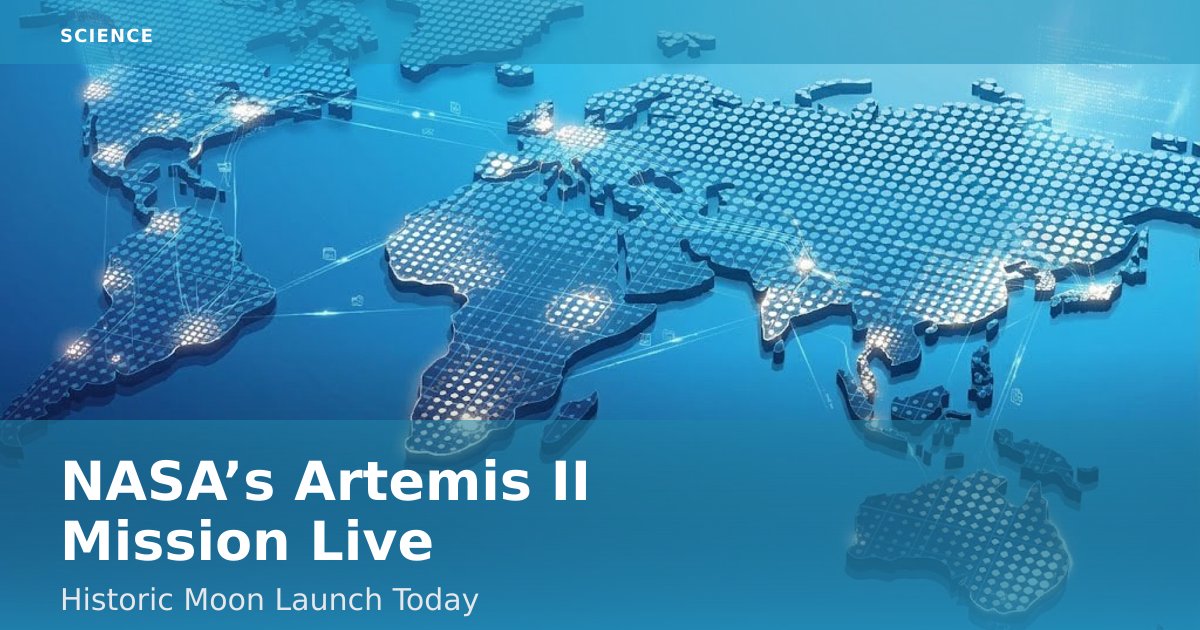 NASA’s Artemis II Mission Live: Historic Moon Launch Today