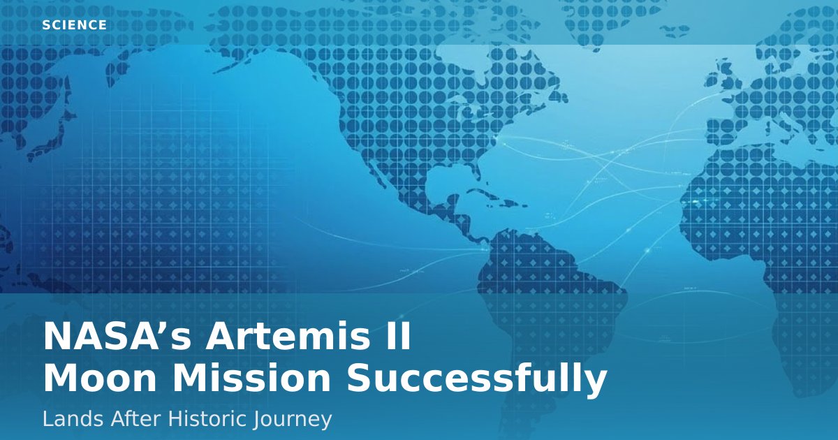 NASA’s Artemis II Moon Mission Successfully Lands After Historic Journey
