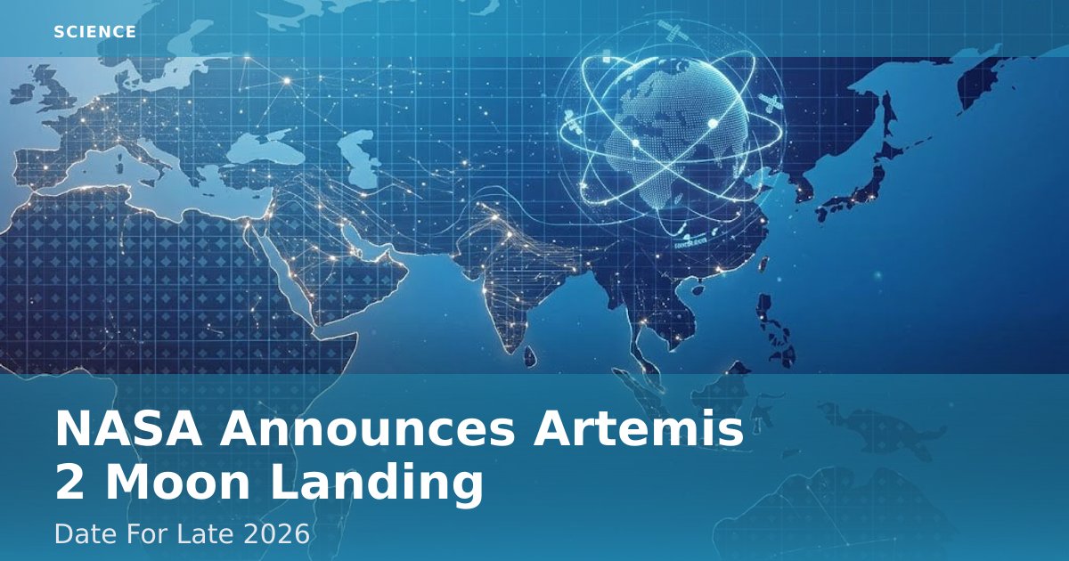 NASA Announces Artemis 2 Moon Landing Date For Late 2026