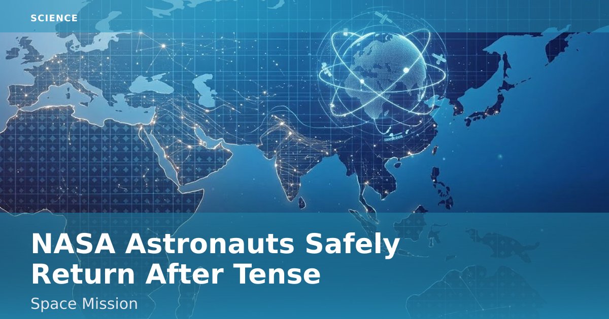 NASA Astronauts Safely Return After Tense Space Mission