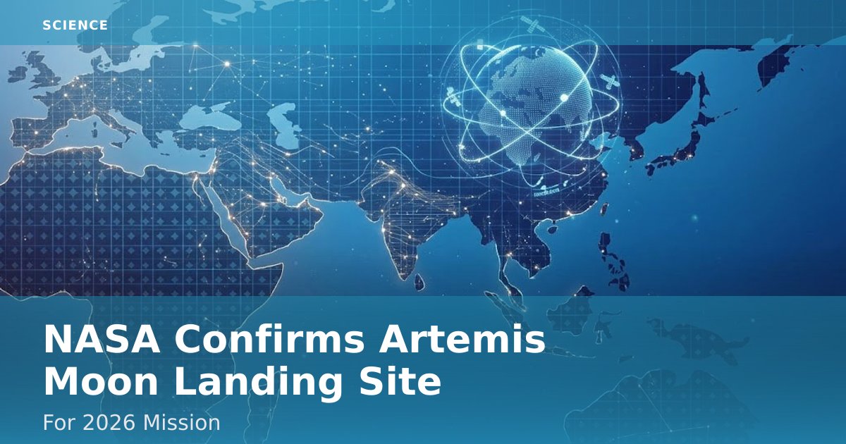 NASA Confirms Artemis Moon Landing Site For 2026 Mission