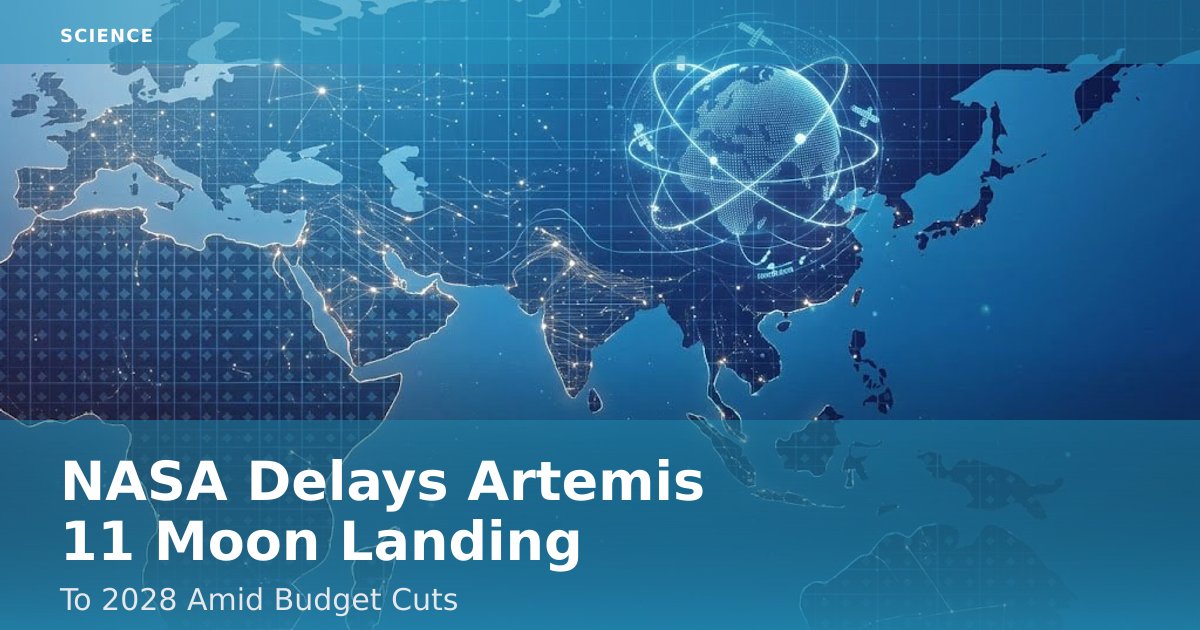 NASA Delays Artemis 11 Moon Landing To 2028 Amid Budget Cuts