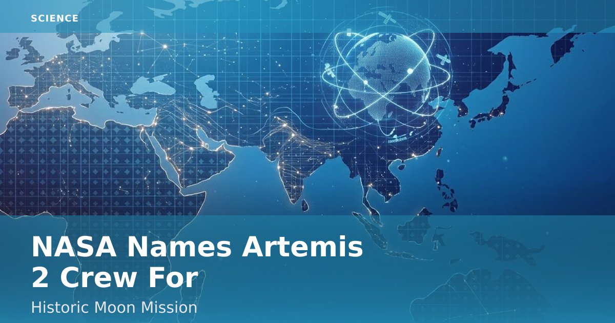 NASA Names Artemis 2 Crew For Historic Moon Mission