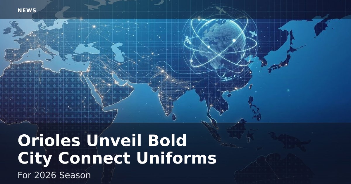 Orioles Unveil Bold City Connect Uniforms For 2026 Season