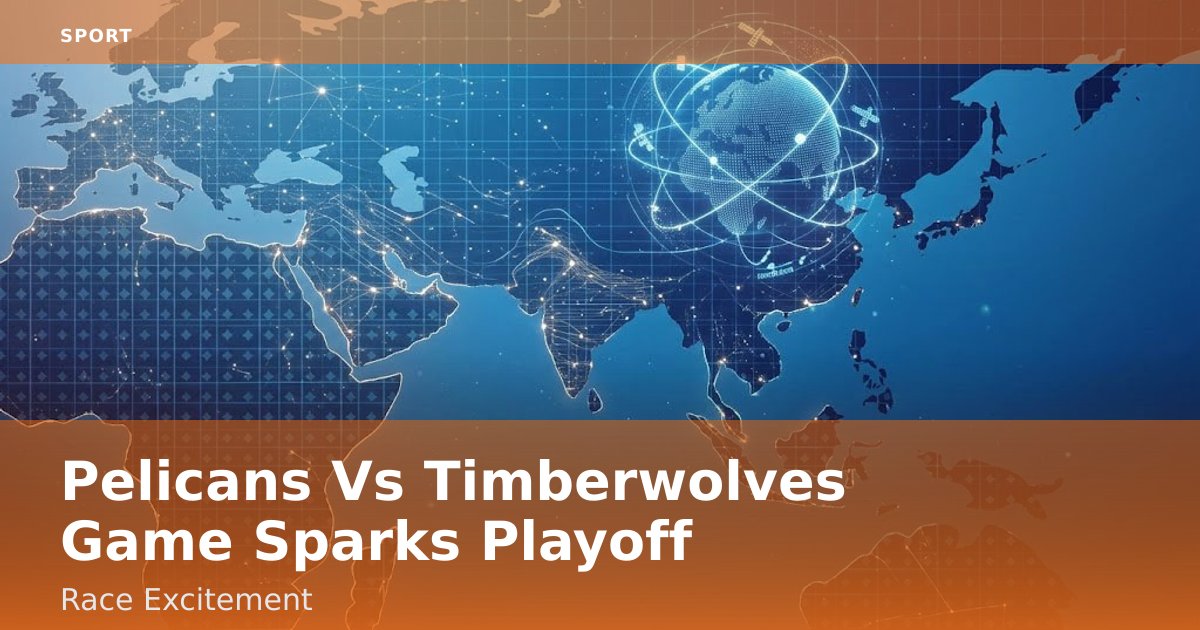 Pelicans Vs Timberwolves Game Sparks Playoff Race Excitement