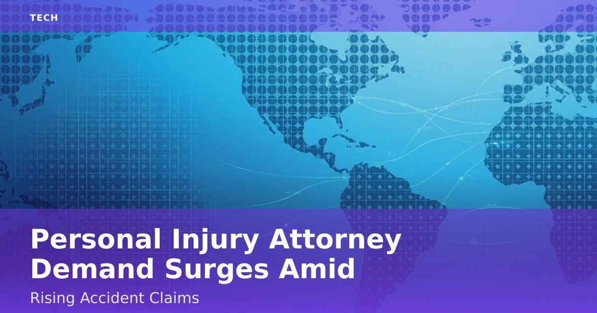 Personal Injury Attorney Demand Surges Amid Rising Accident Claims