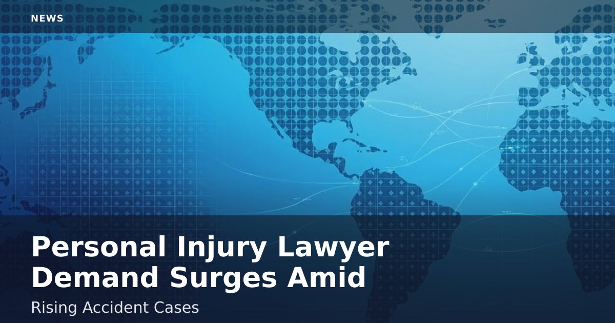 Personal Injury Lawyer Demand Surges Amid Rising Accident Cases