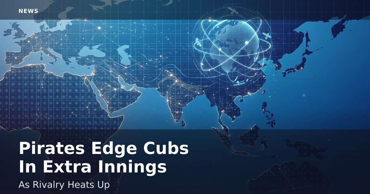 Pirates Edge Cubs In Extra Innings As Rivalry Heats Up