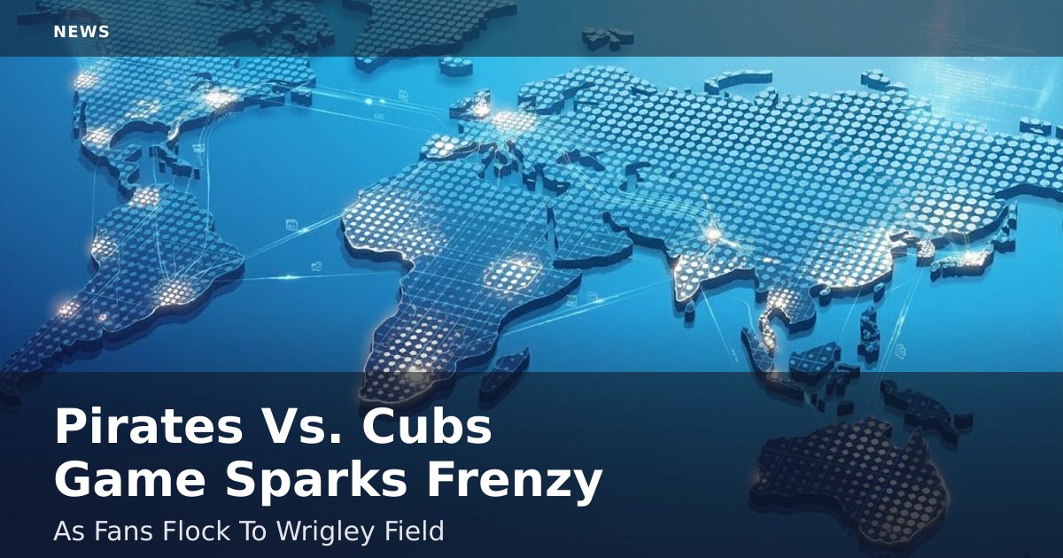 Pirates Vs. Cubs Game Sparks Frenzy As Fans Flock To Wrigley Field