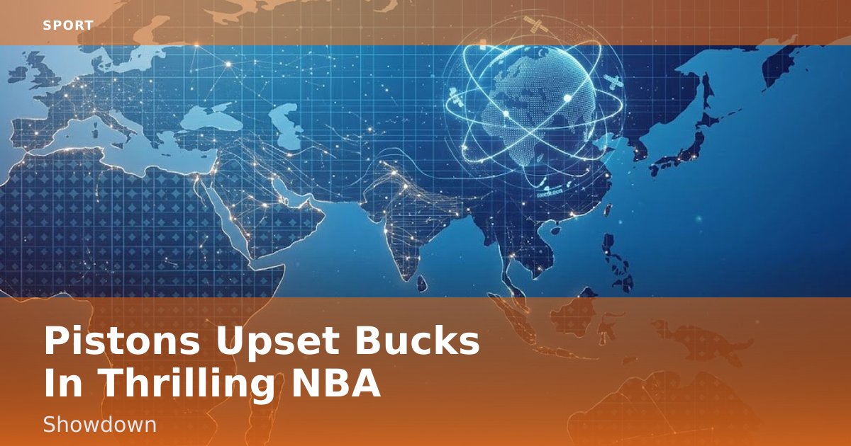 Pistons Upset Bucks In Thrilling NBA Showdown