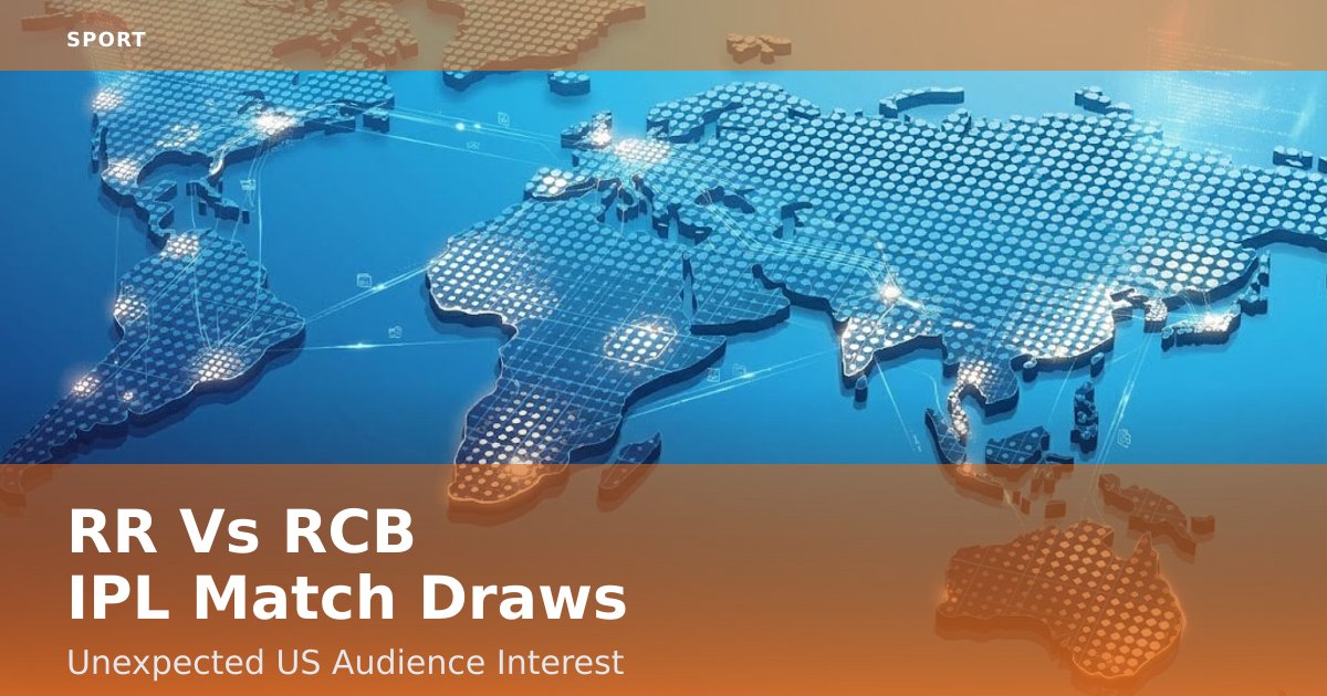 RR Vs RCB IPL Match Draws Unexpected US Audience Interest