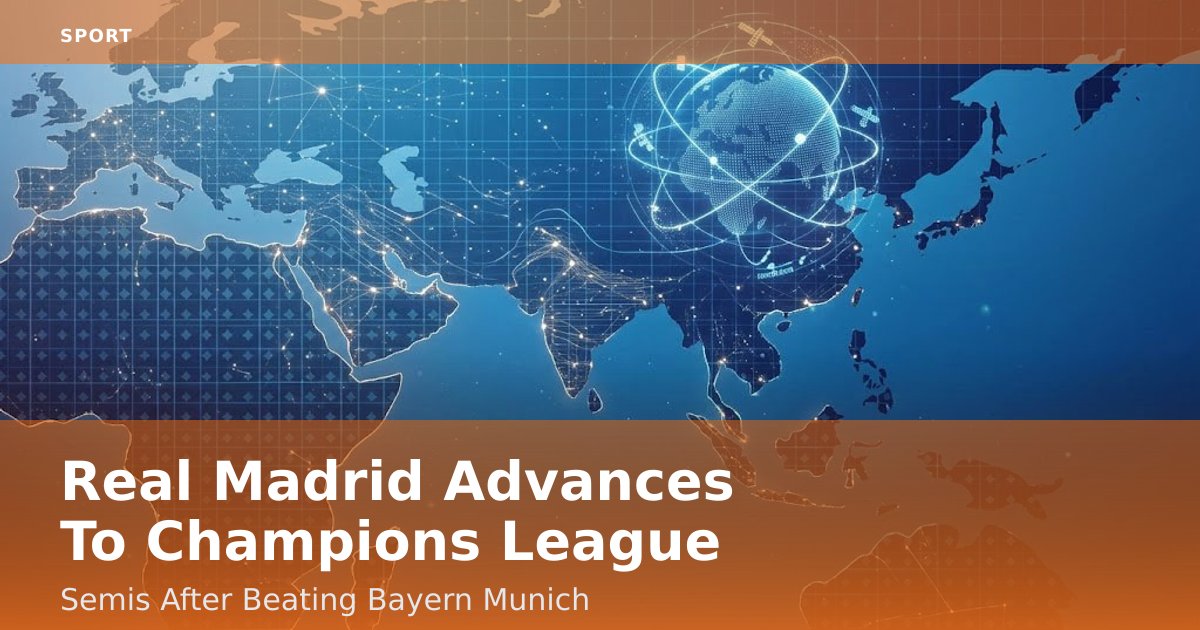 Real Madrid Advances To Champions League Semis After Beating Bayern Munich
