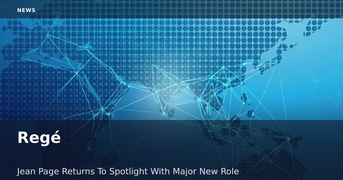 Regé-Jean Page Returns To Spotlight With Major New Role