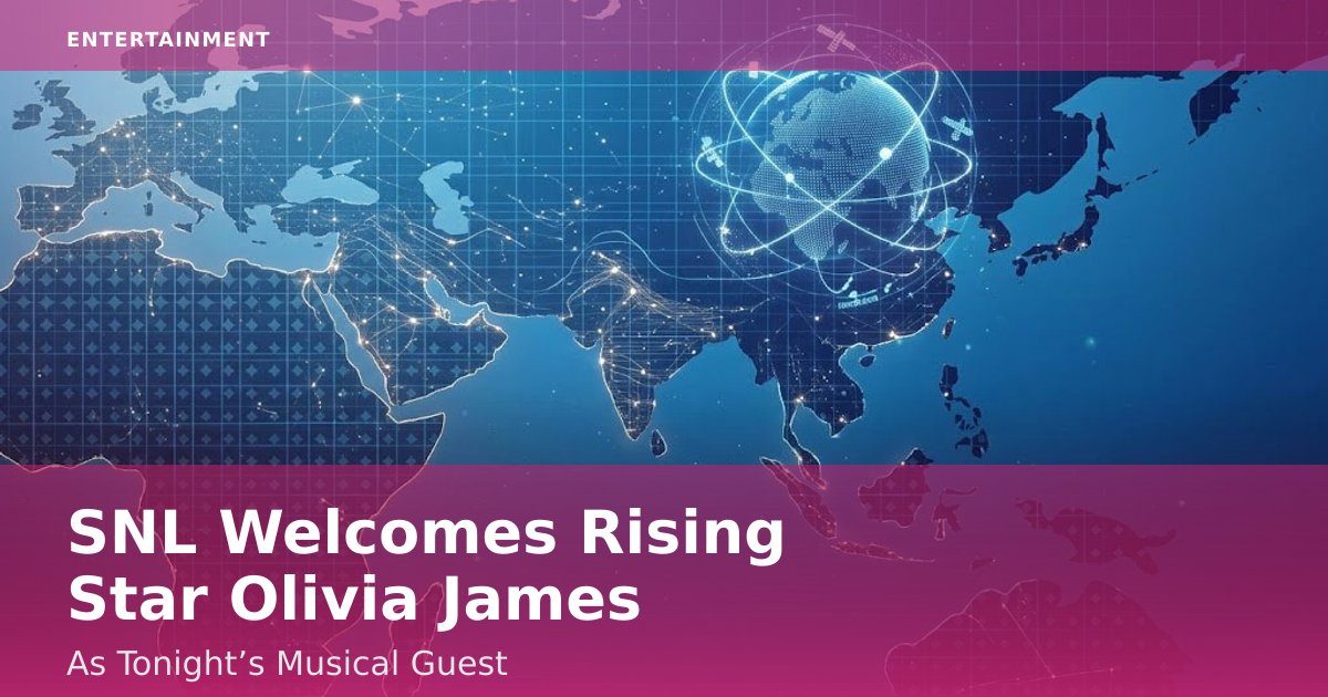 SNL Welcomes Rising Star Olivia James As Tonight’s Musical Guest