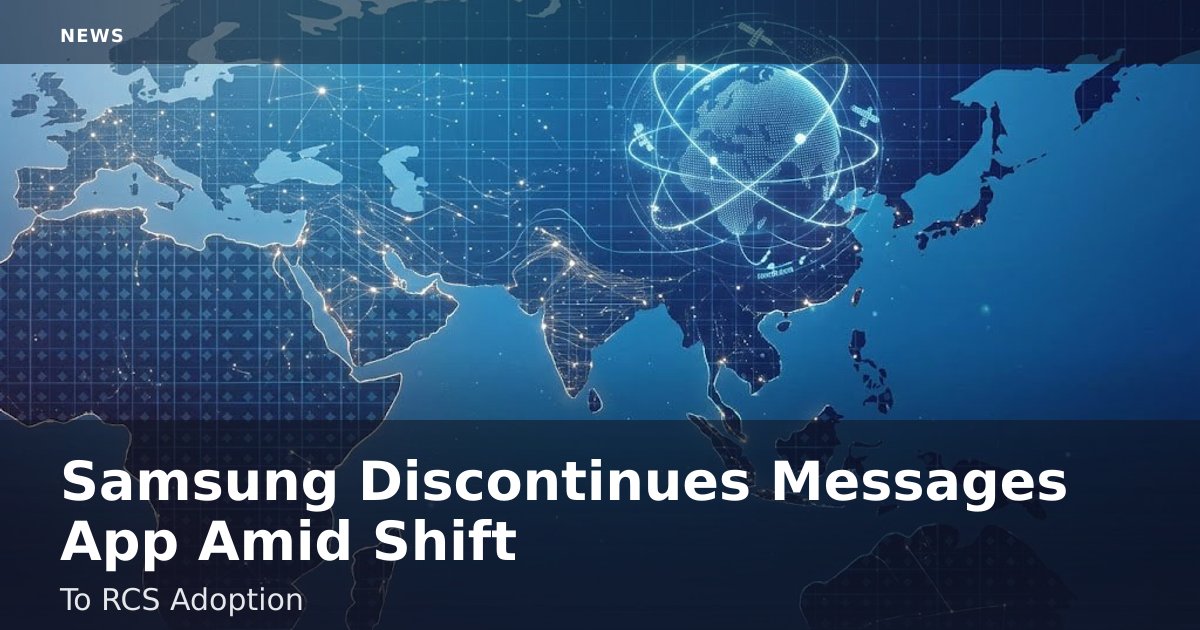 Samsung Discontinues Messages App Amid Shift To RCS Adoption
