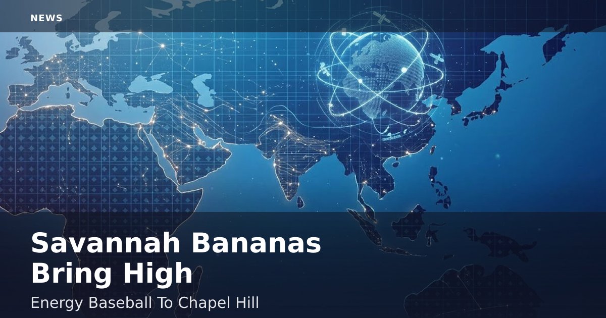 Savannah Bananas Bring High-Energy Baseball To Chapel Hill