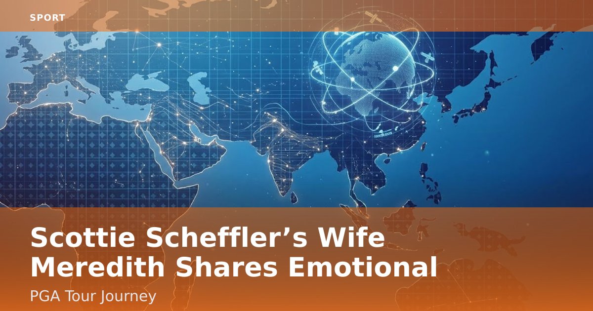 Scottie Scheffler’s Wife Meredith Shares Emotional PGA Tour Journey