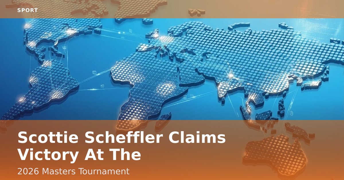 Scottie Scheffler Claims Victory At The 2026 Masters Tournament