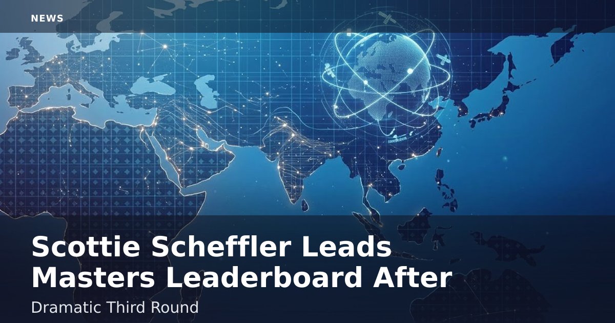 Scottie Scheffler Leads Masters Leaderboard After Dramatic Third Round