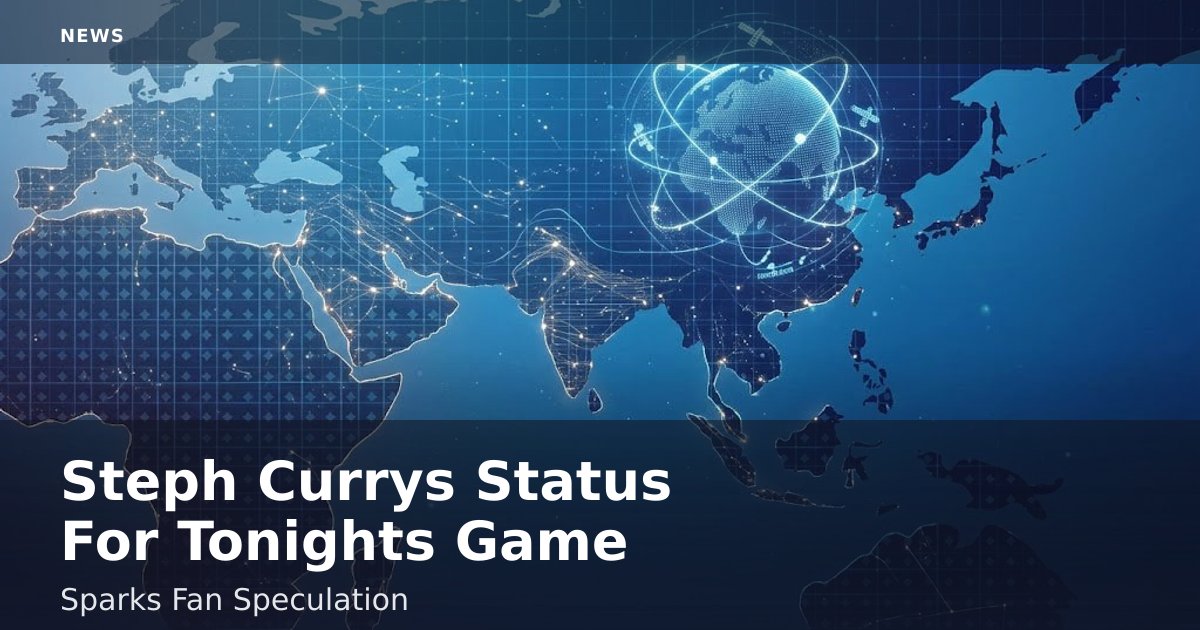 Steph Curry's Status For Tonight's Game Sparks Fan Speculation