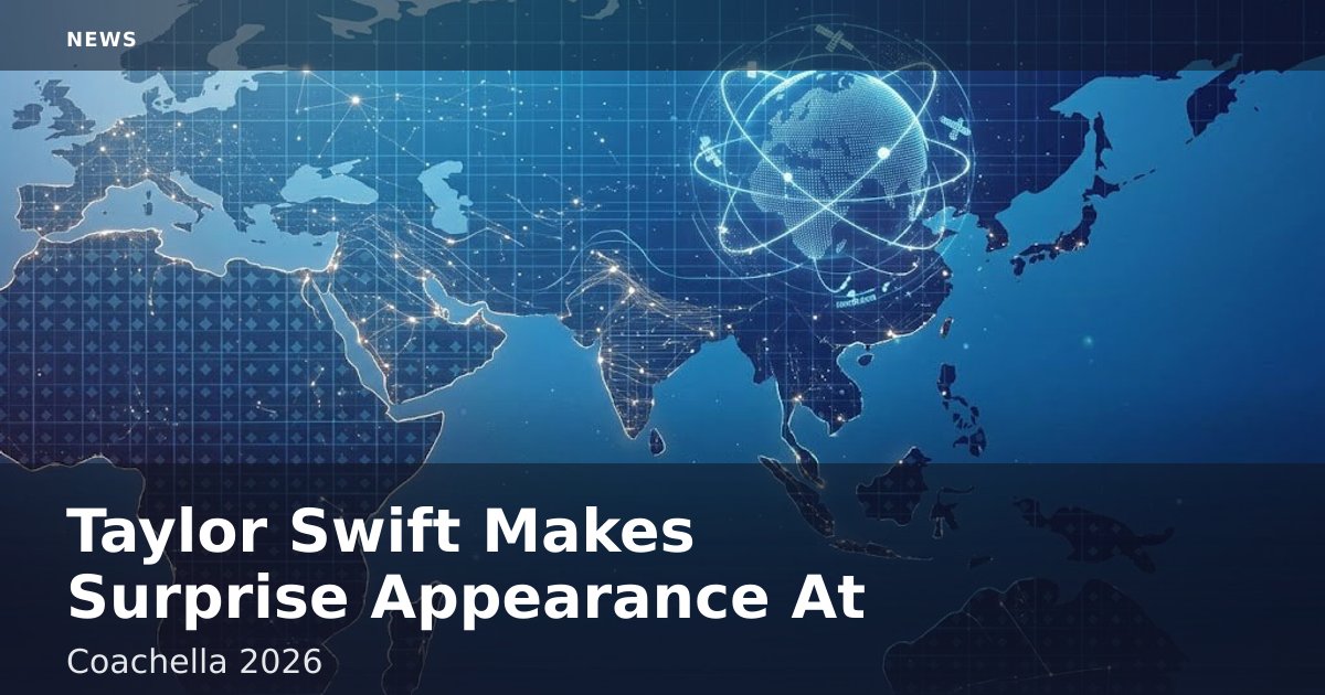 Taylor Swift Makes Surprise Appearance At Coachella 2026